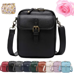 Forcipower 07 Crossbody Bag, Forcipower 07 Purse, Vintage Leather Anti Theft Shoulder Bag with 10 Card Slots