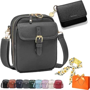 Forcipower Crossbody Leather Bag, Collaboraten1 Crossbody Leather Bag, Anti-Theft Vintage Shoulder Bag Purse