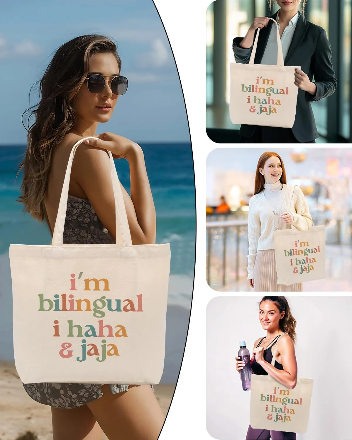 Funny Gifts Social Worker Teacher Speech Physical Occupational Therapist Gifts Canvas Tote Bag for Christmas Birthday