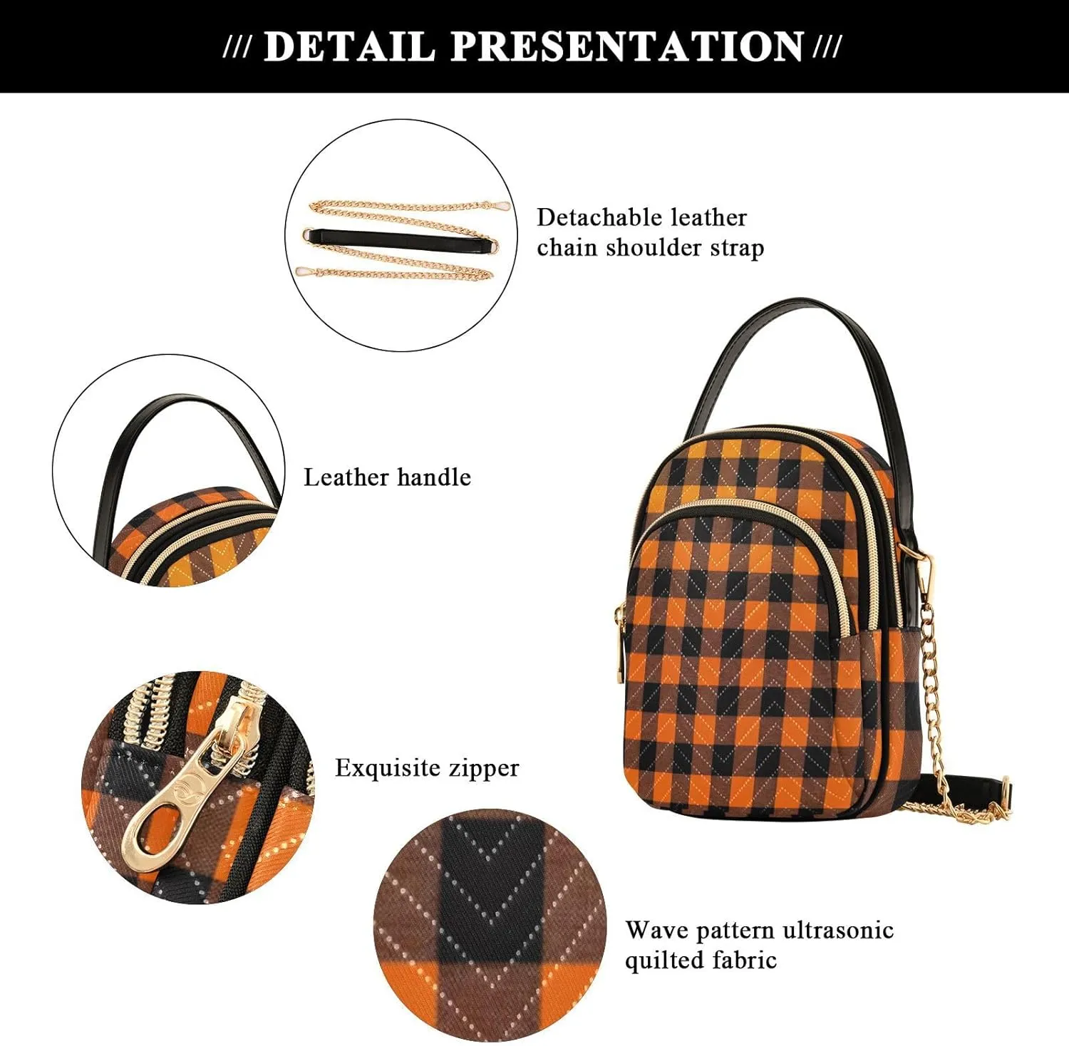 GAIGEO Santa Claus Women Crossbody Bags, Crossbody Purses for Women Trendy, Summer Crossbody Purse