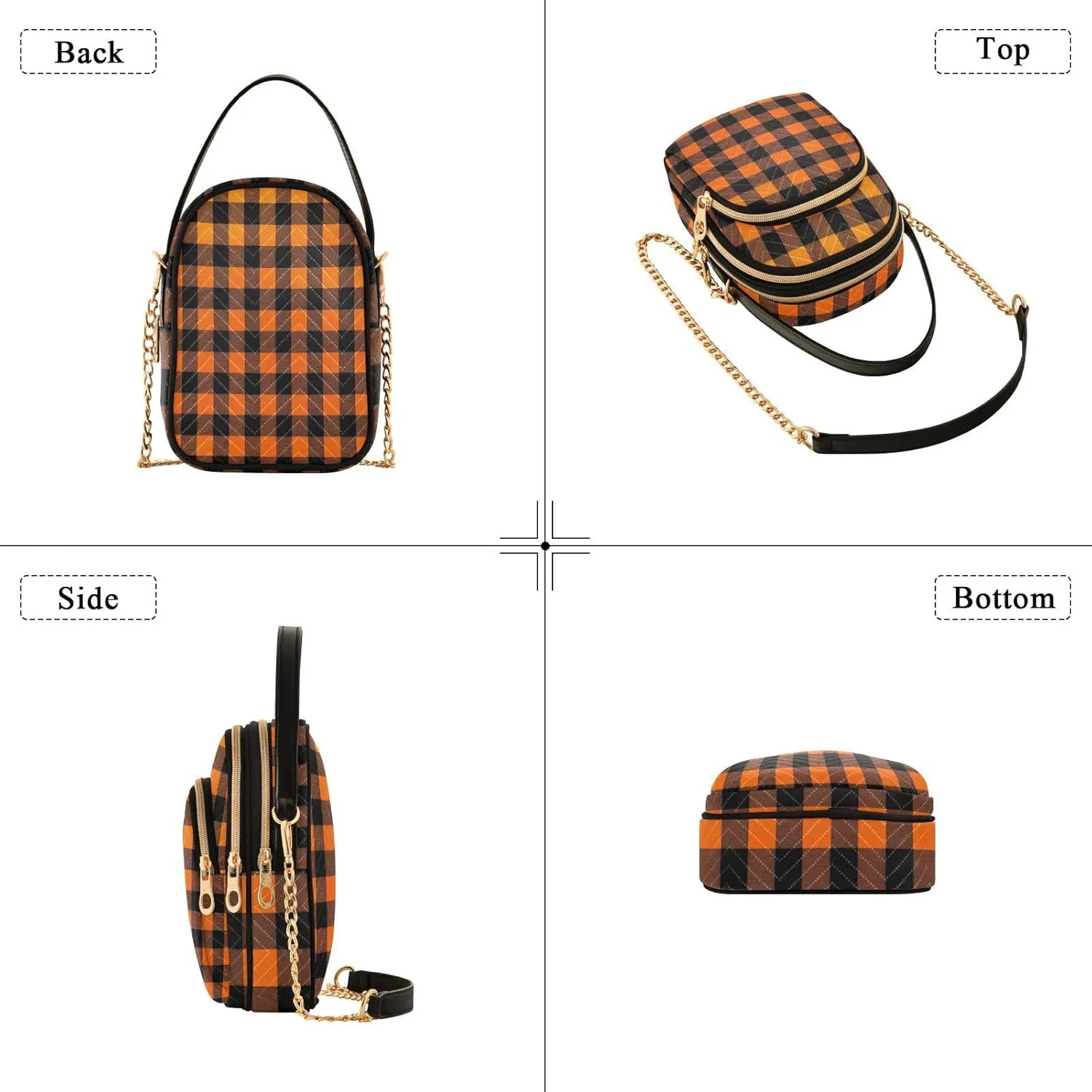 GAIGEO Santa Claus Women Crossbody Bags, Crossbody Purses for Women Trendy, Summer Crossbody Purse