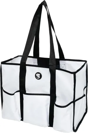 geckobrands 8 Pocket Tote - Utility Travel Swimming Pool Tote Duffle Bag for Gym, Shopping, and Everyday Use