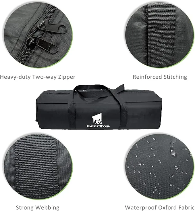 GEERTOP Ultralight Camping Tent Storage Stuff Sack Foldable 210D Oxford Ripstop Sports Gear Duffel Bag for Camping Hiking Fishing Outdoor Travel
