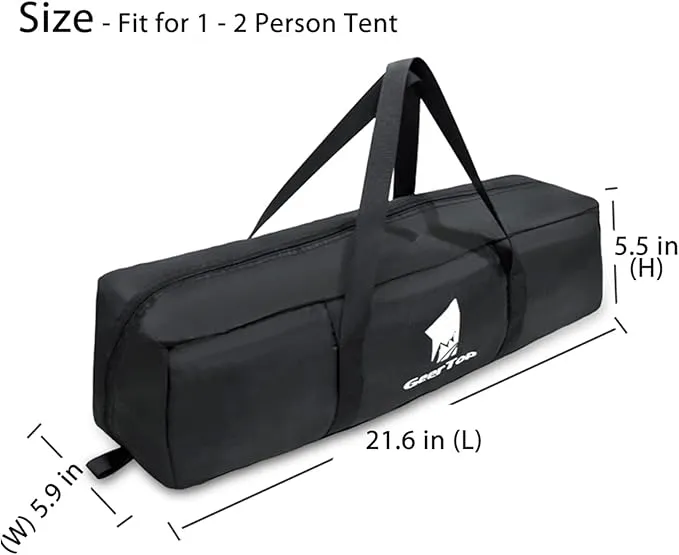 GEERTOP Ultralight Camping Tent Storage Stuff Sack Foldable 210D Oxford Ripstop Sports Gear Duffel Bag for Camping Hiking Fishing Outdoor Travel