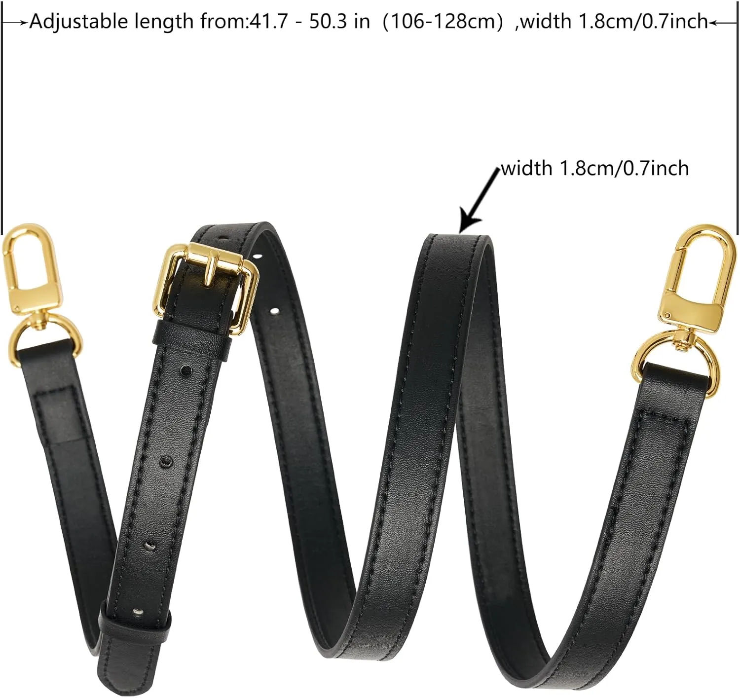 Genuine Vachetta Leather Crossbody Strap Genuine Leather Adjustable Replacement Strap for Shoulder Bag Handbag Purse