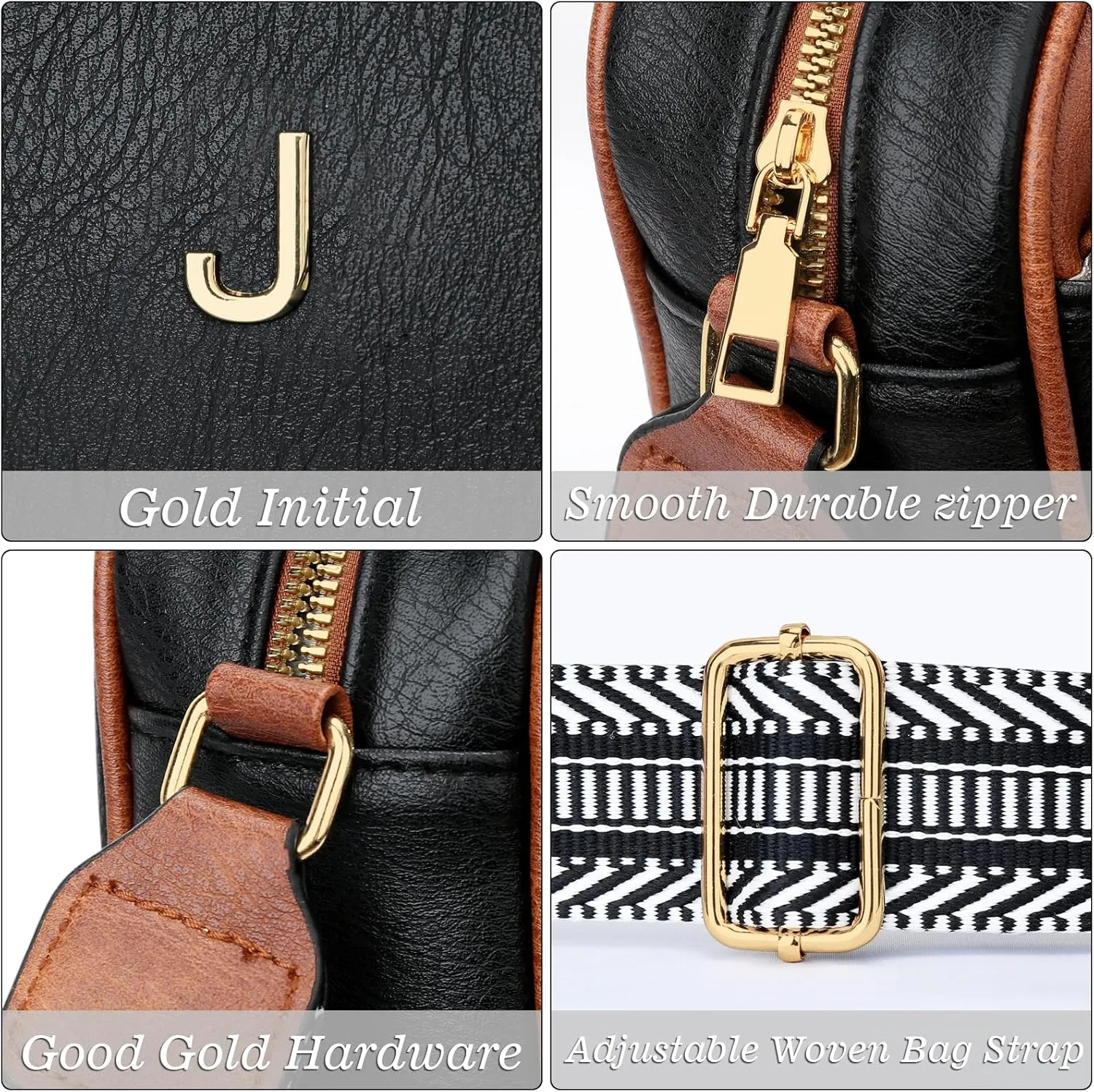 Gifts for Women Personalized Mothers Day Gifts Crossbody Bag Small Purse with Initial Letter Shoulder Handbags
