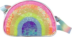 Girls Crossbody Bag - Trendy Rainbow Purse with Multiple Compartments for Toddlers to Teens