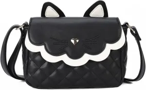 Gladdon Teen Girls Crossbody Bag Cute Cat Wallet for Girl Birthday Gifts Purses