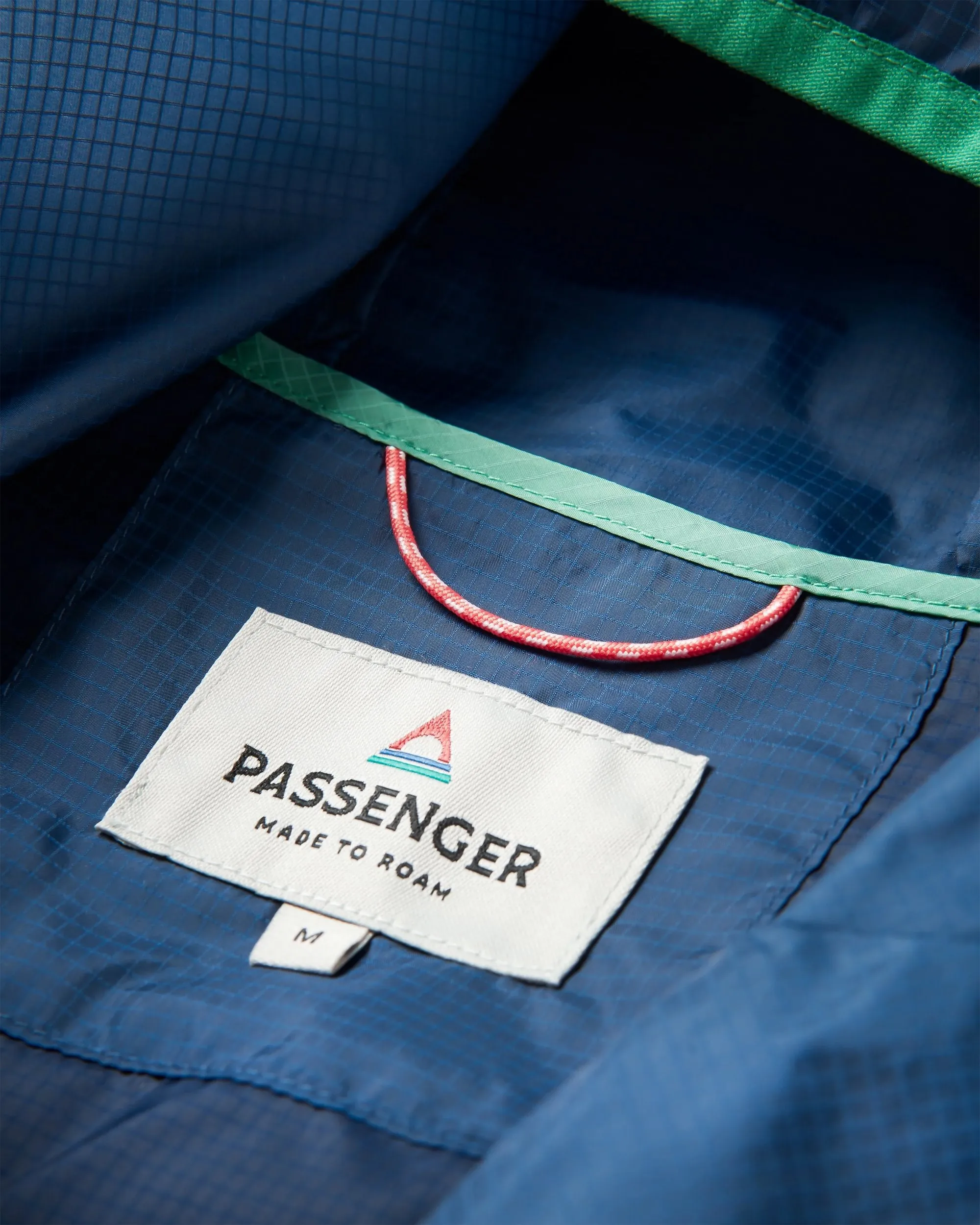 Gusto Recycled Windshell Anorak - Rich Navy/Dark Denim
