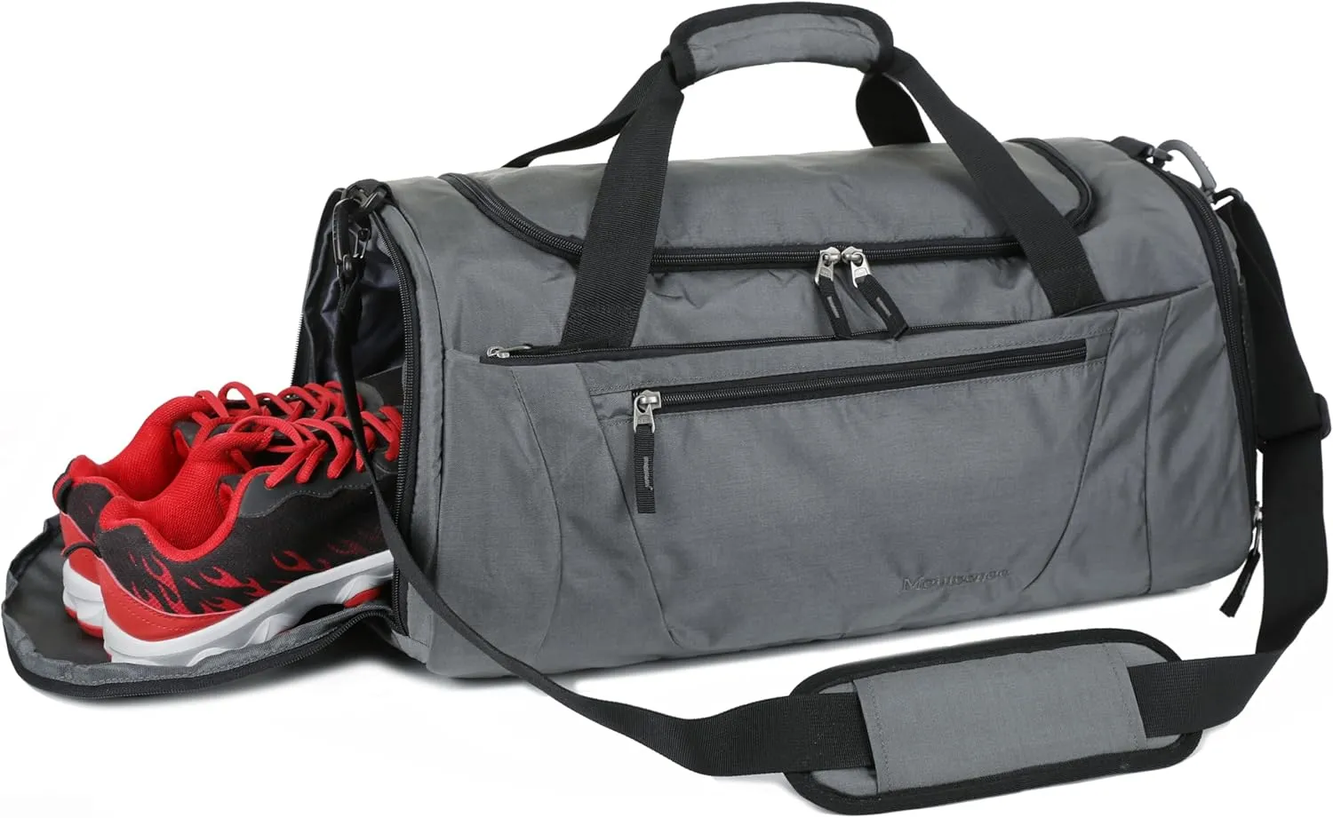 Gym Bag 40L Sports Travel Duffel Bag for Men and Women with Shoes Compartment