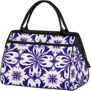 Gym Bag for Women Men, Travel Sports Duffel Bag with Trolley Sleeve Overnight Bag Carry On Tote Bag for Travel Gym Sport