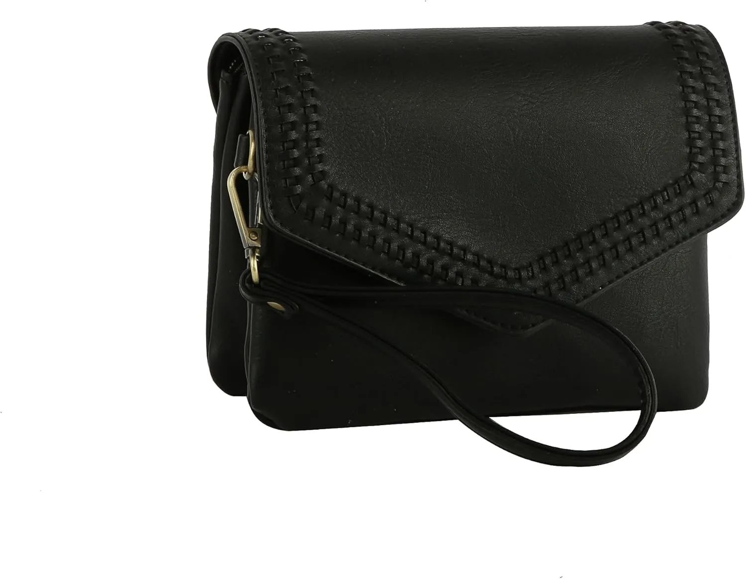 Handbag Republic Stay Trendy with Detachable Strap Crossbody Wristlet in PU Leather for Women