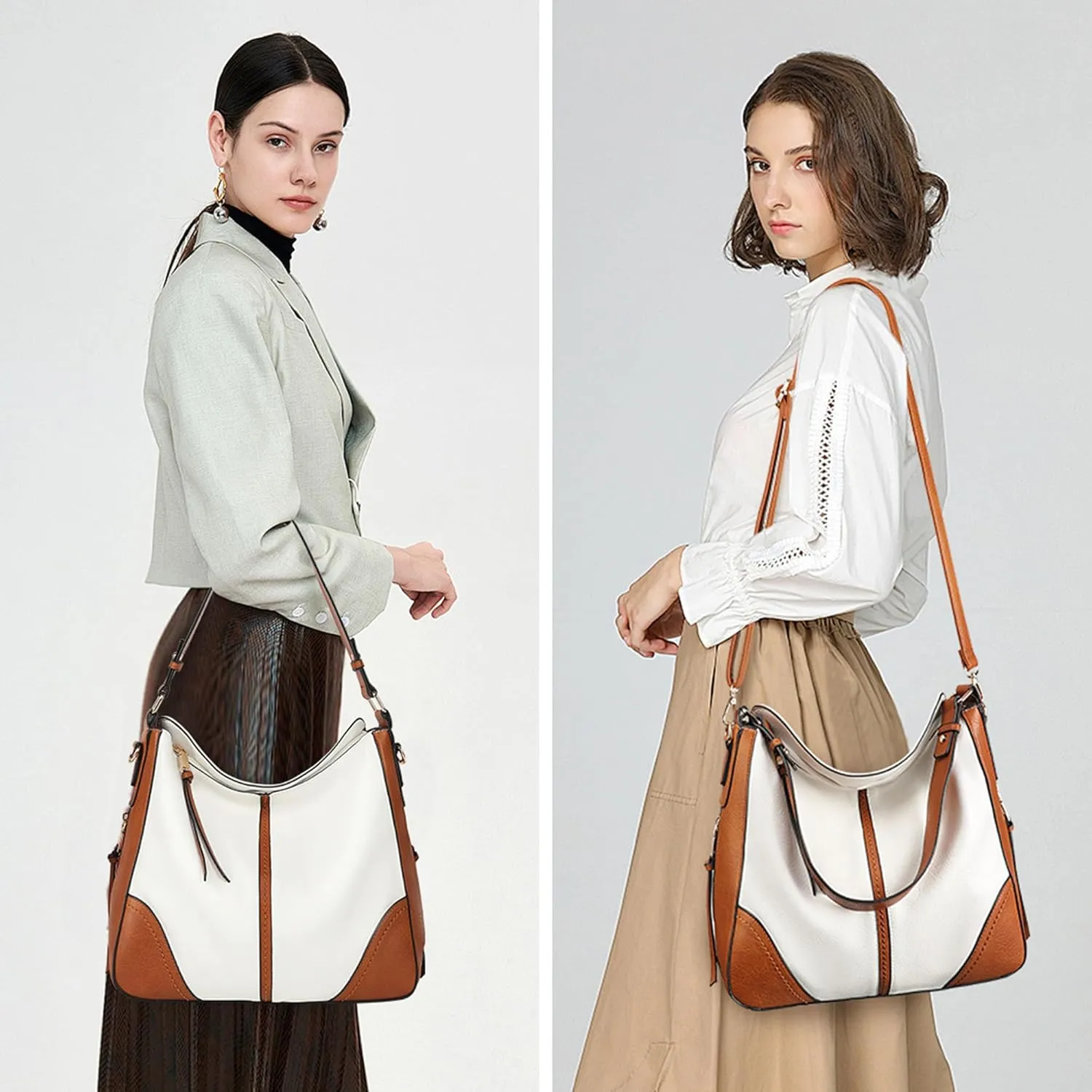 Handbags for Women Crossbody Bags Purses for Women Vegan Leather Shoulder Bag Hobo Bag for Travel Shopping