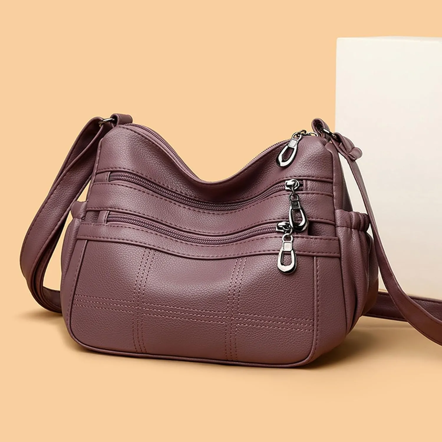 Handbags for Women Crossbody Multiple Pockets Adjustable Strap Hobo Retro Shoulder Bags Casual Outings Women Purse