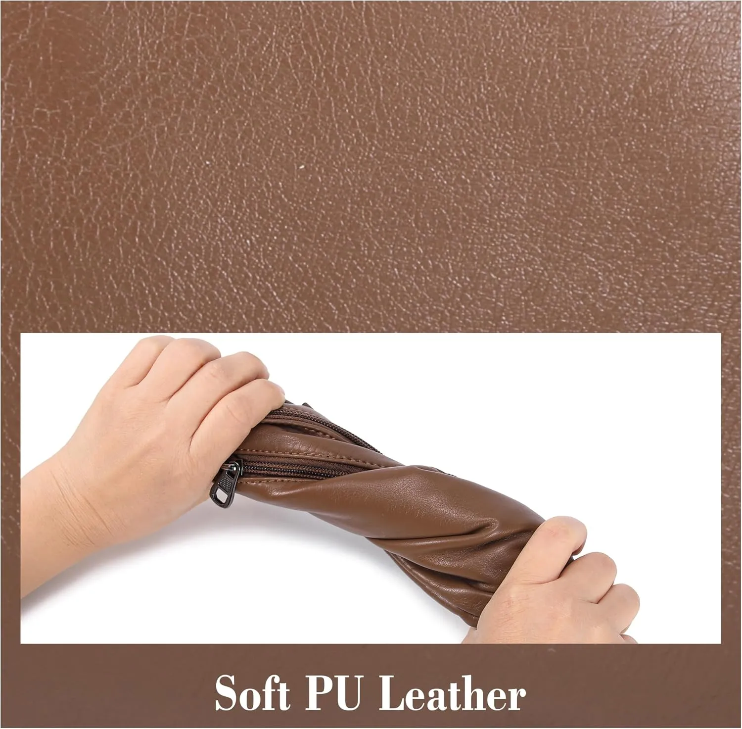 Haytijoe Triple Zip Crossbody Purses Small Crossbody Bags for Women Travel Cell Phone Purse Soft Leather Shoulder Handbags