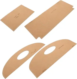 Homoyoyo DIY Handbag Pattern Templates Leather Bag Production Stencils Tote Bag Design Templates