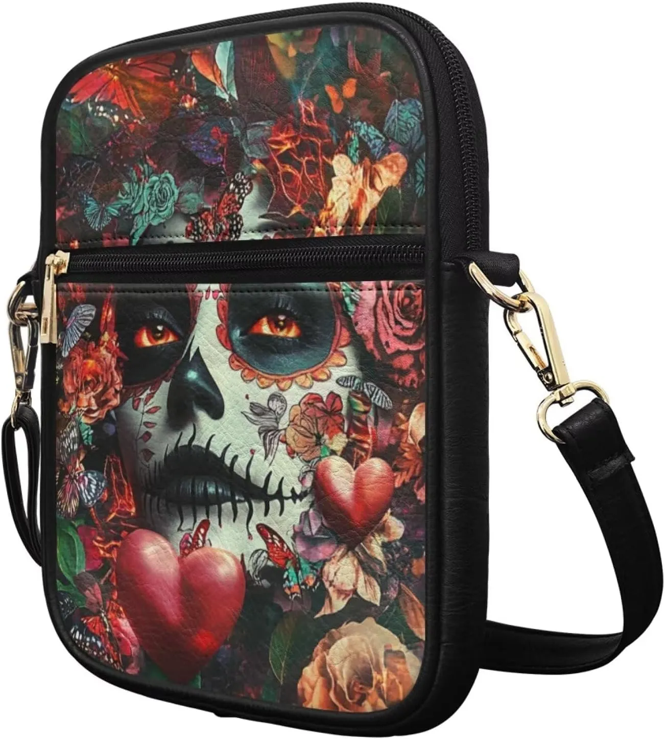HUGS IDEA Small Messenger Bag for Women Crossbody Purse Mini Shoulder Bag for Lady