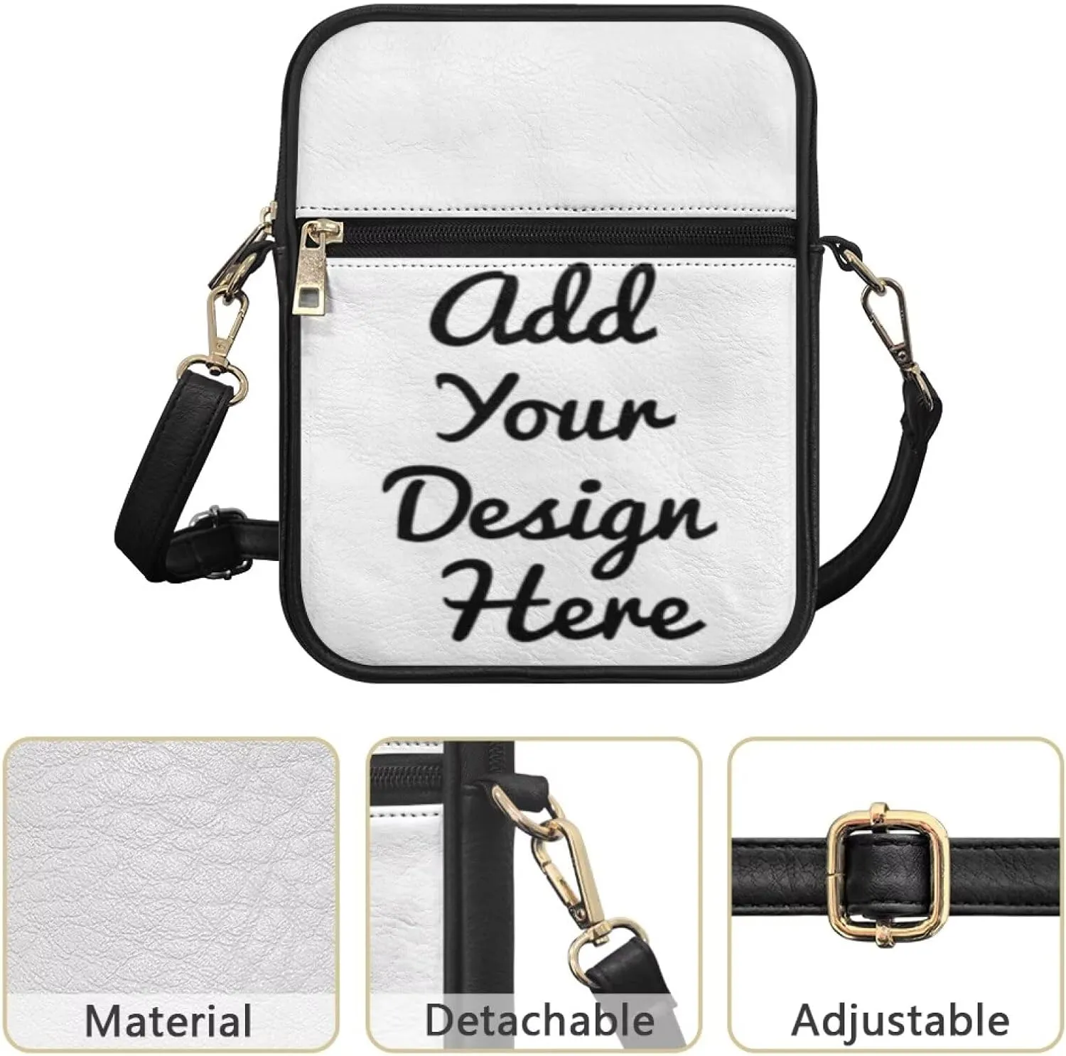 HUGS IDEA Small Messenger Bag for Women Crossbody Purse Mini Shoulder Bag for Lady
