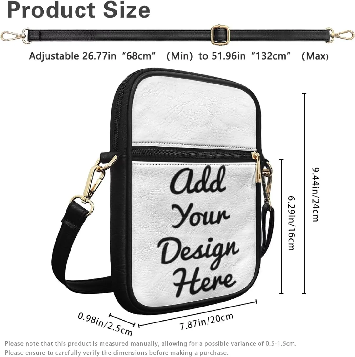 HUGS IDEA Small Messenger Bag for Women Crossbody Purse Mini Shoulder Bag for Lady