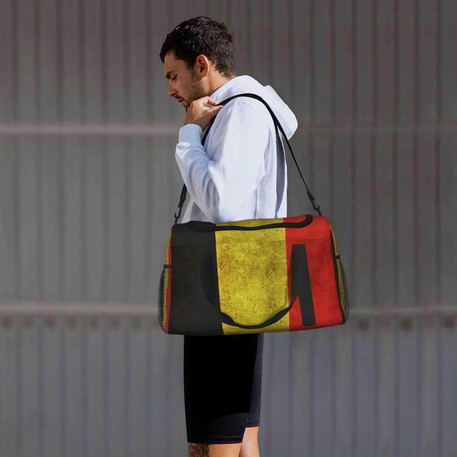 Images Travel Duffel Bag Large Foldable Waterproof Overnight Bag For Beach Swim Bags Pool Sports Gym