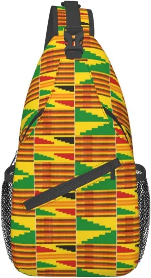Indian Native American Sling Backpack,Travel Hiking Daypack Crossbody Shoulder Bag for Men Women