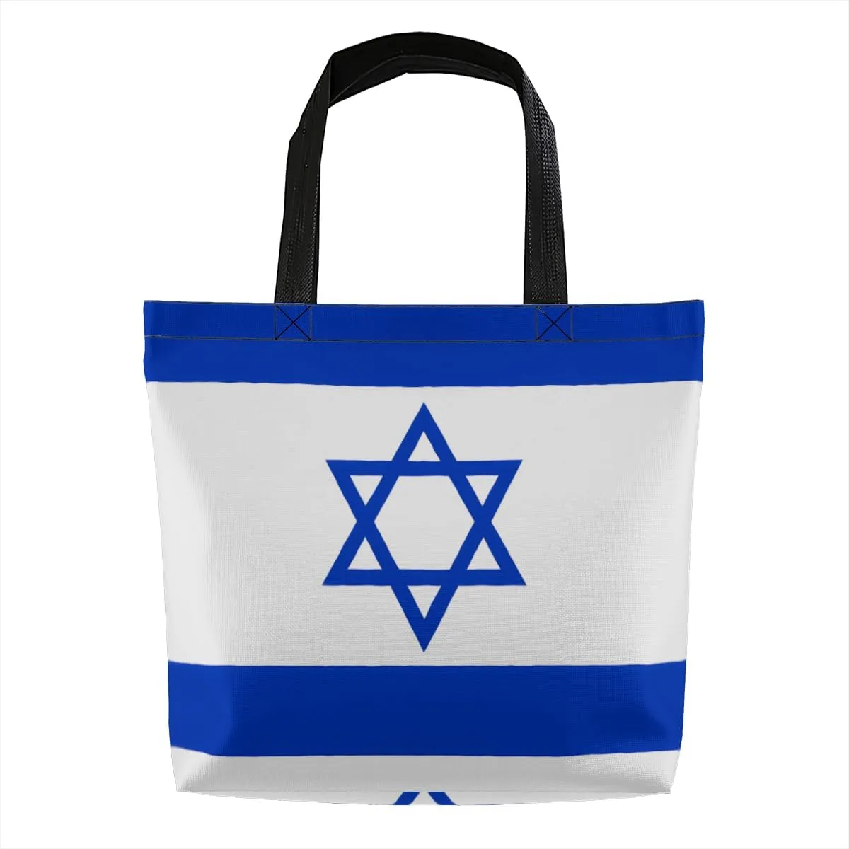 Israel Tote Bag for Women Men Large Reusable Beach Shoulder Bags With Zipper for Gym Shopping Travel Gifts Yoga