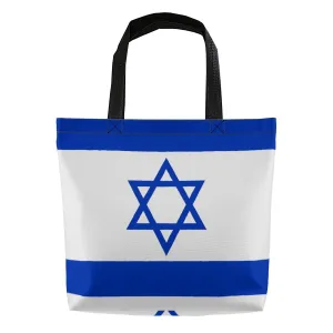 Israel Tote Bag for Women Men Large Reusable Beach Shoulder Bags With Zipper for Gym Shopping Travel Gifts Yoga