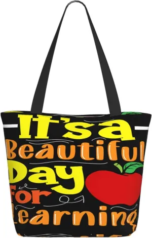 It's Of Teacher Thing You Won't Understand Tote Bag Lightweight Shopping Handbag Large Capacity Shoulder Bag
