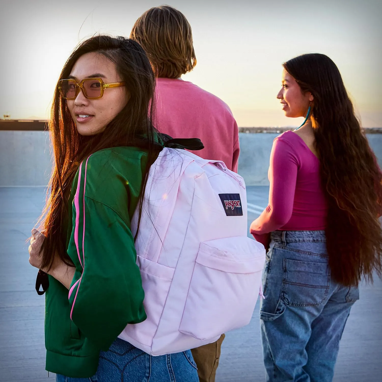JanSport SuperBreak One Backpacks - Durable, Lightweight Bag with 1 Main Compartment, Front Utility Pocket with Built-in Organizer - Premium Backpack, Night Sky