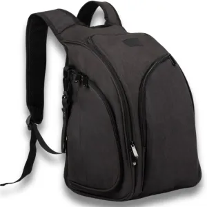 JOHAR Diaper Backpack - Spacious, Waterproof with Changing Pad, Insulated Pockets, Anti-Theft Pocket - Black