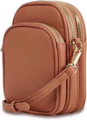 Josie Triple Zip Crossbody Bag