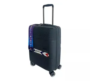 Justpack Pl106-  PP unbreakable 8 wheels Cabin Luggage - Navy