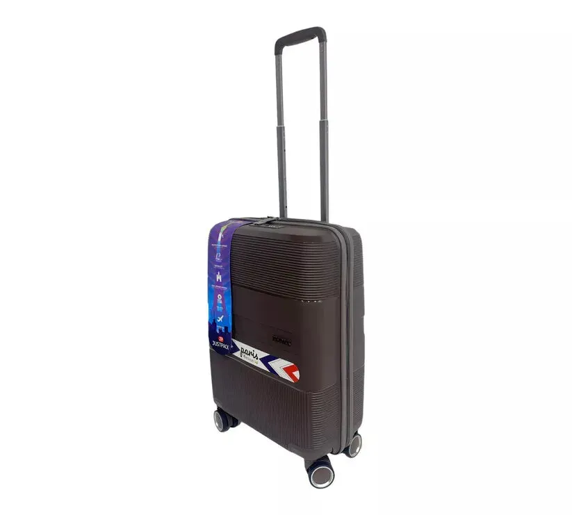 Justpack Pl106-  PP unbreakable 8 wheels Cabin Luggage - Navy
