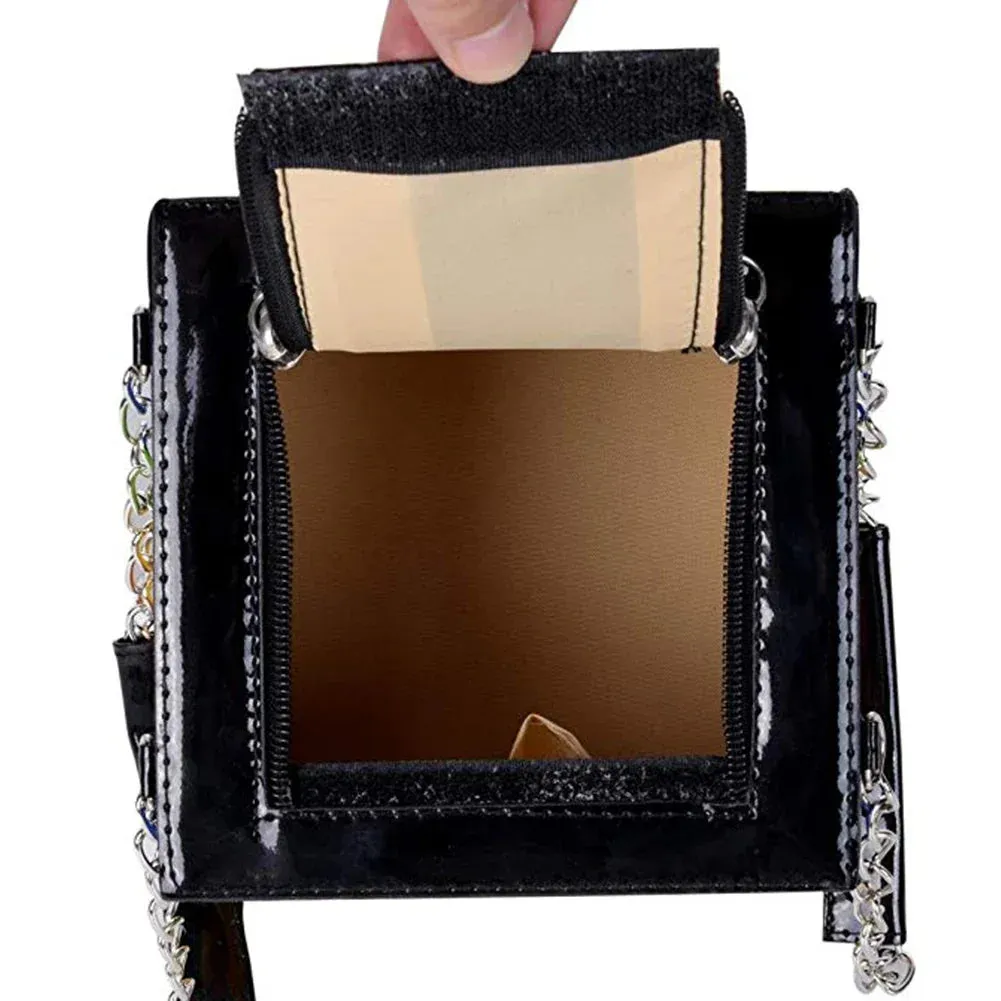 Kawaii Cube Charm 💖✨ – Trendy Mini Handbag with Chic Chains | Cute PU Leather Tote for Stylish Women 🌸🥳