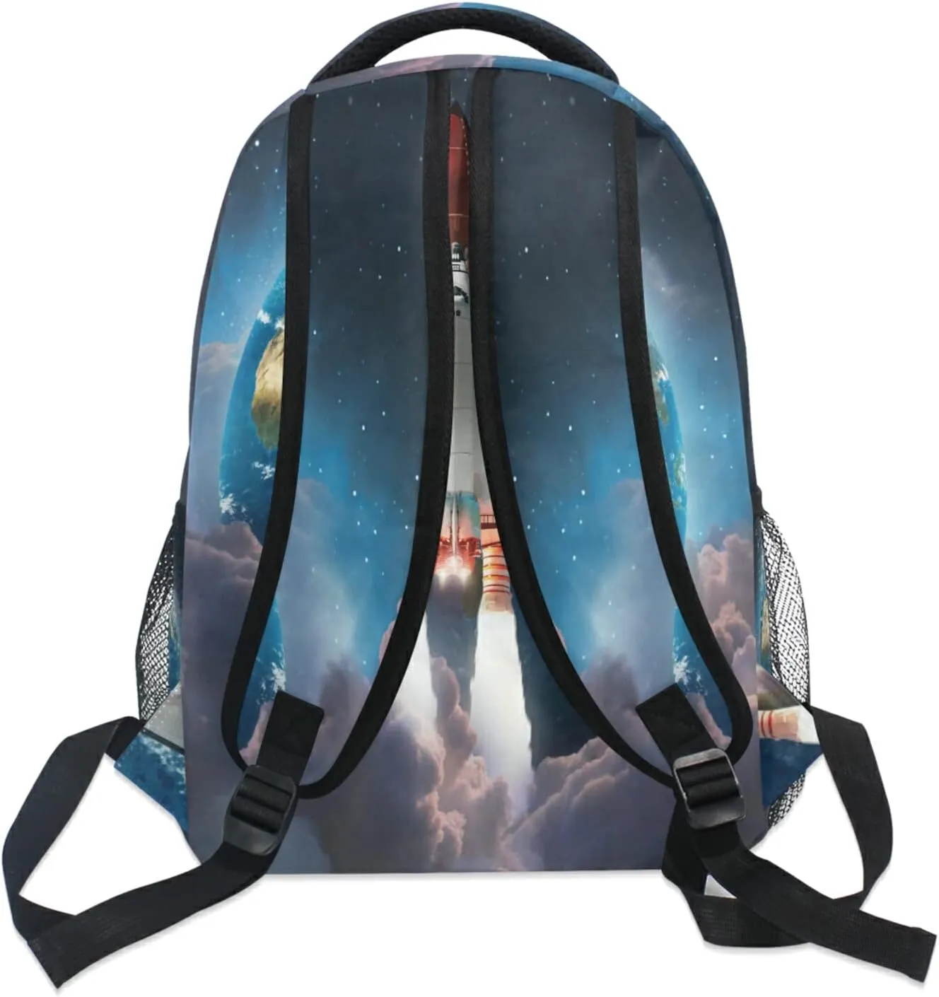 Kcldeci Space Shuttle Laptop Backpack Student Backpacks School Bag Bookbag Travel Daypack Shoulder Bag Fits 14inch Laptop