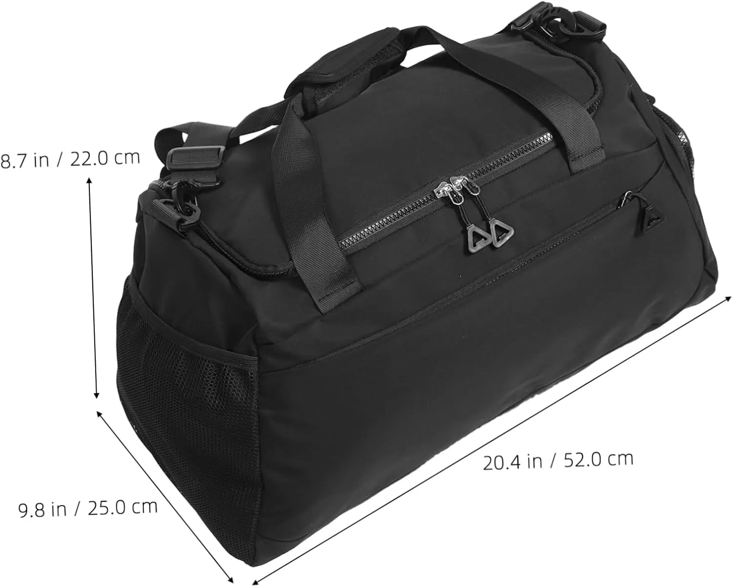KESYOO Oxford Cloth Travel Duffel Bag Duffle Bag for Gym Men Gym Bag Black Gym Duffel Bag