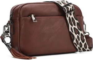 KL928 Small Crossbody Bag for Women, Soft FAUX Leather Cell Phone Purse，Adjustable Strap Shoulder Handbags Wallet Purse