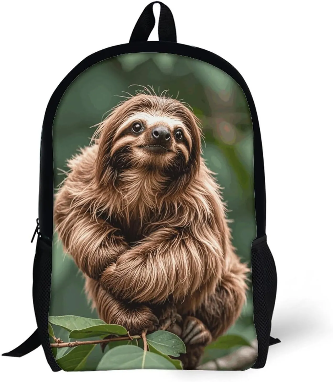 Laptop Backpack for Men Women Daypack Brown Sloth Computer Bag Travel Backpacks Laptop Bag