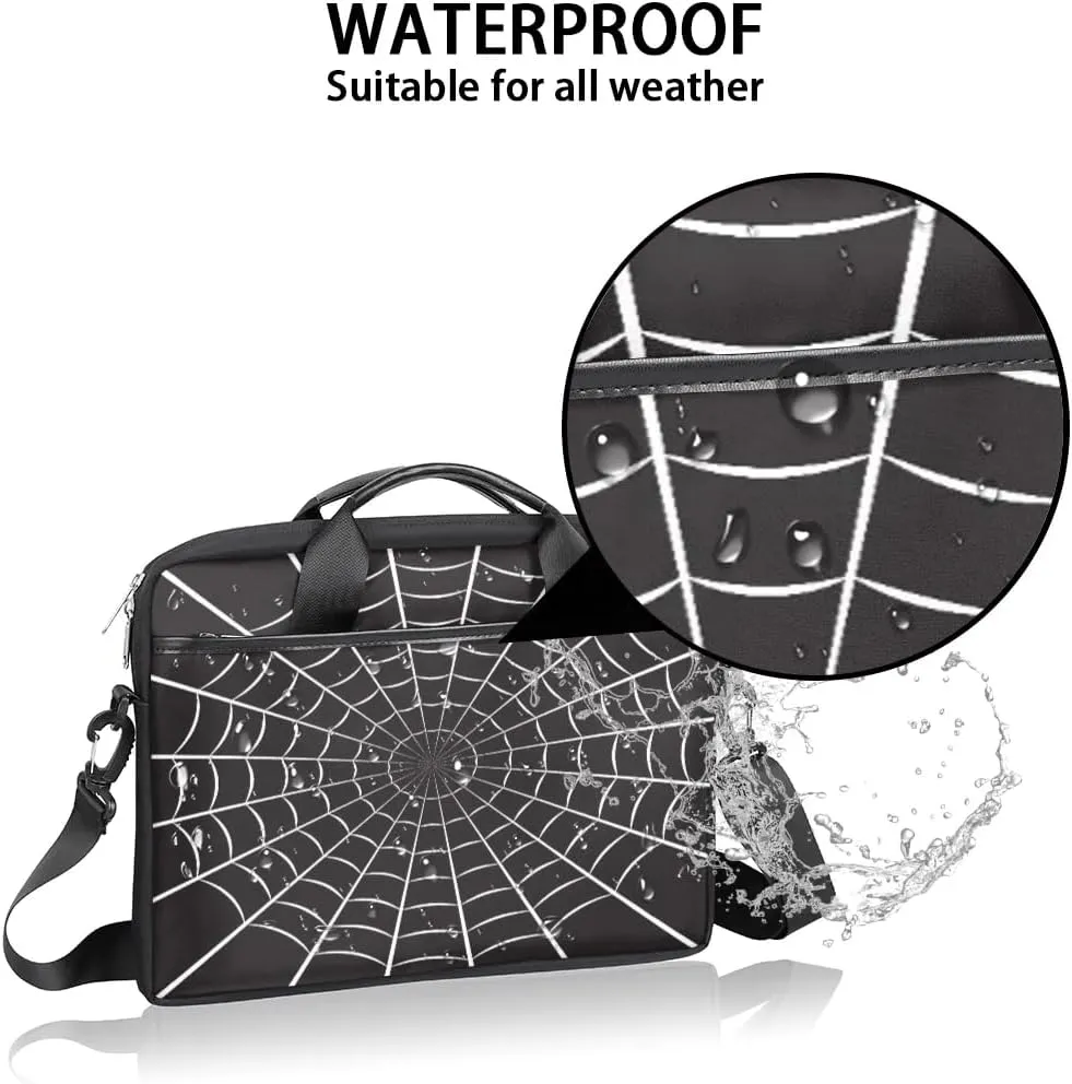 Laptop Bag for Women Men, 15.6 inch Messenger Shoulder Bags, Water Resistant Computer Bag Sleeve