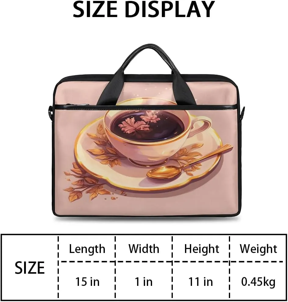 Laptop Shoulder Bag for 13-15 Inch Waterproof Laptop Sleeve Case Bag Slim Computer Carry Case Computer Cases for Laptops