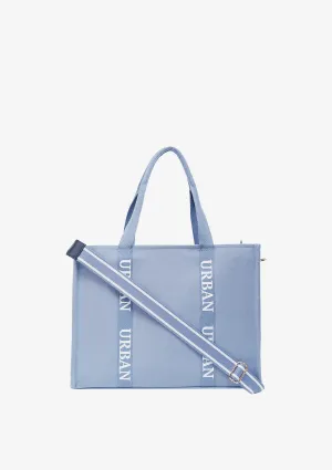 LARGE URBAN TOTE AZURE BLUE
