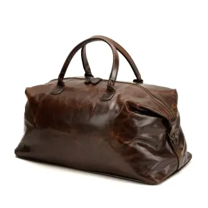 Large Weekend Leather Duffel Bag