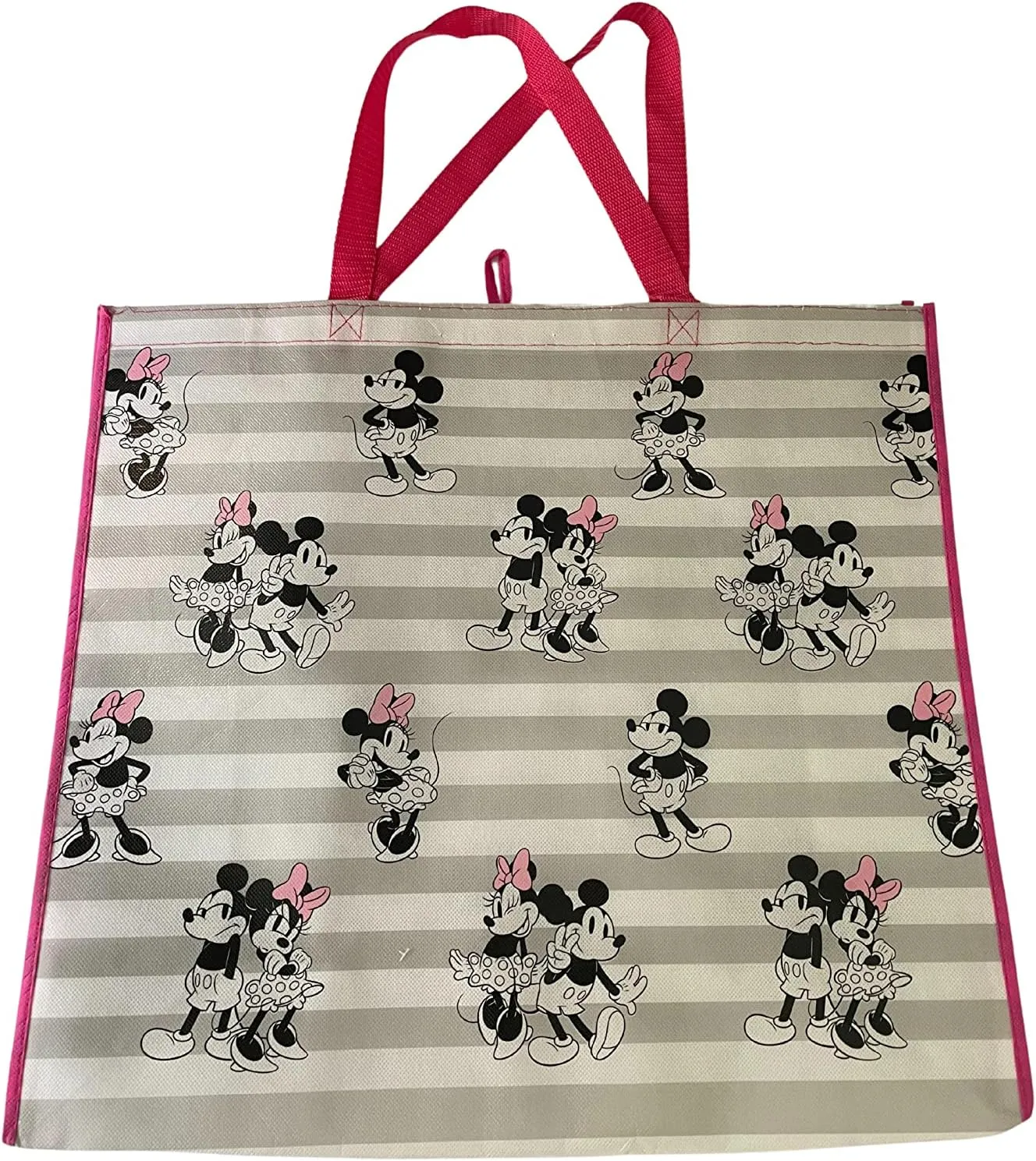 Legacy Licensing Partners Disney's Minnie Mouse and Mickey Giant Extra Large Collectable 26" inch Reusable Tote Bag