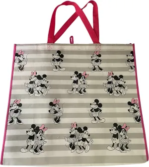 Legacy Licensing Partners Disney's Minnie Mouse and Mickey Giant Extra Large Collectable 26" inch Reusable Tote Bag