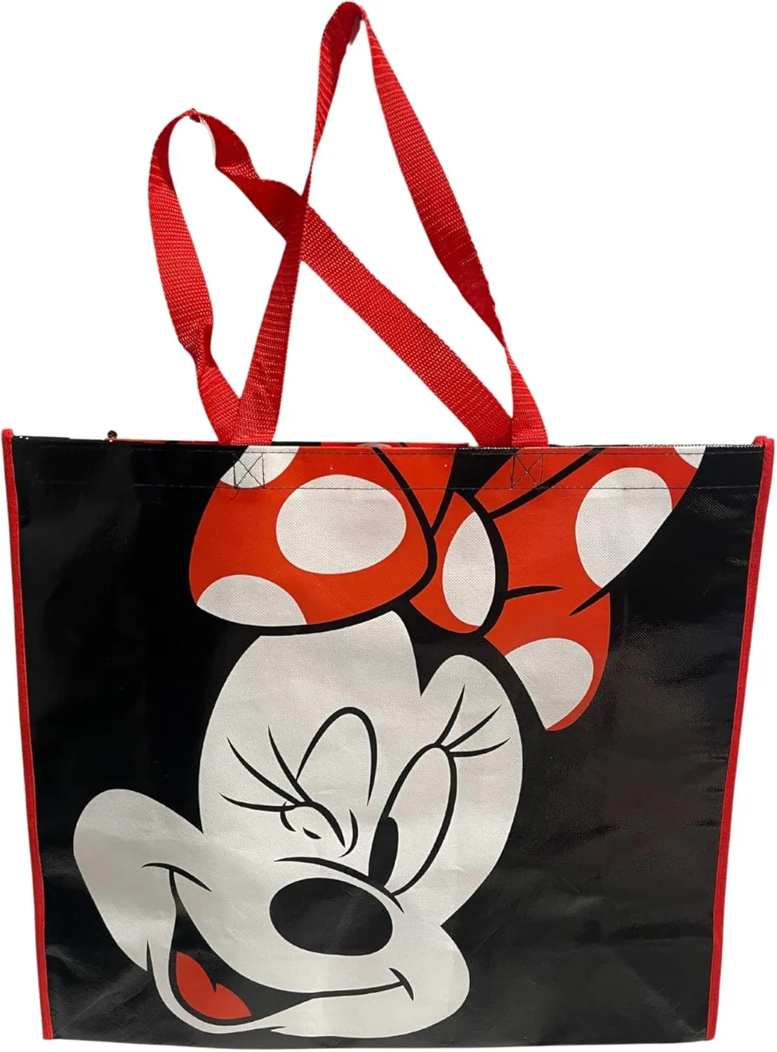Legacy Licensing Partners Disney's Minnie Mouse with Red Bow Collectable Giant Extra Large 26" inch Reusable Tote Bag