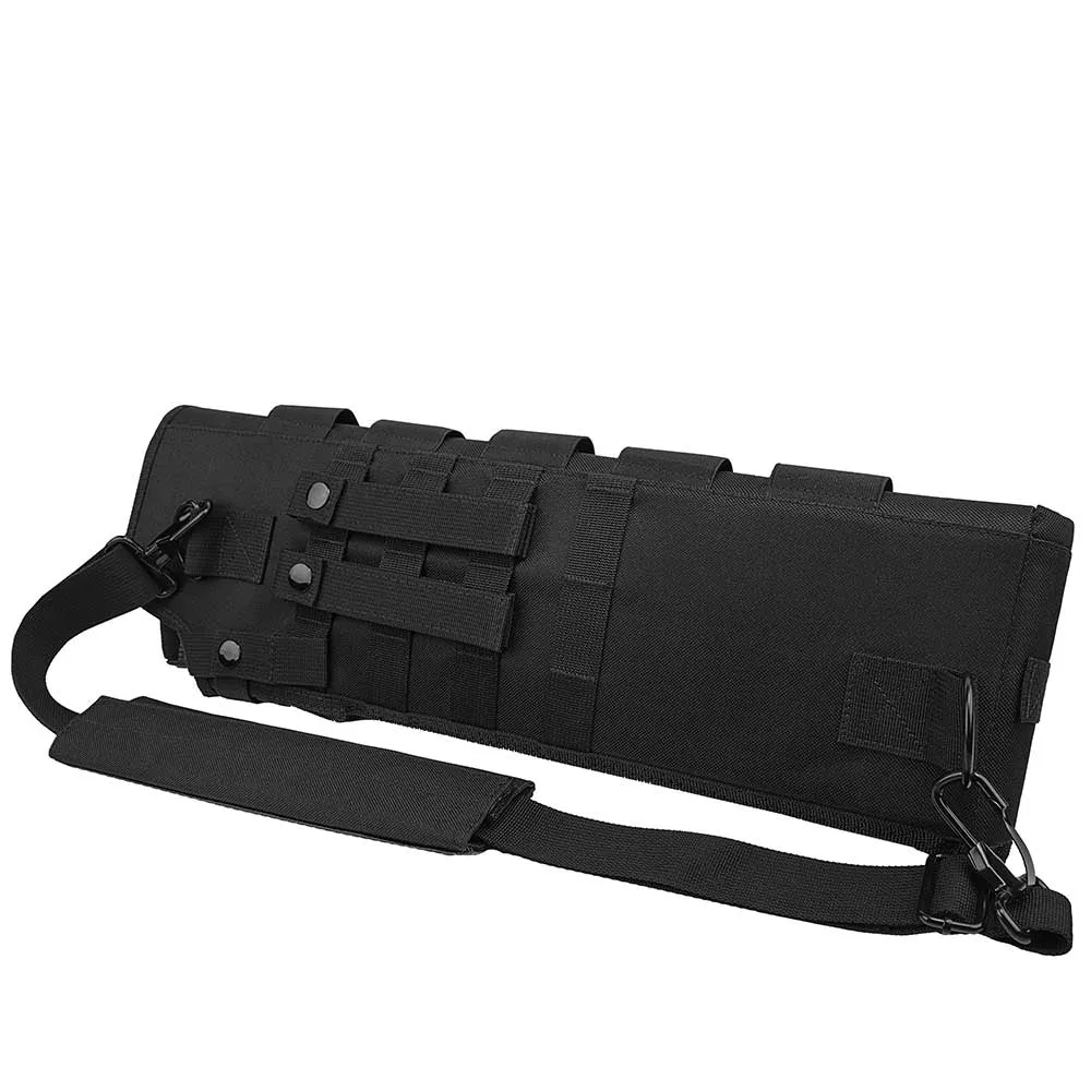 Lever Action Axe .410 Tactical Scabbard black hunting tactical Molle soft padded case Atv horse motorcycle holder adapter 25 inches.