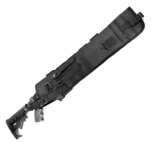 Lever Action Axe .410 Tactical Scabbard black hunting tactical Molle soft padded case Atv horse motorcycle holder adapter 25 inches.