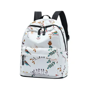 Lightweight Flowers Printing Backpack