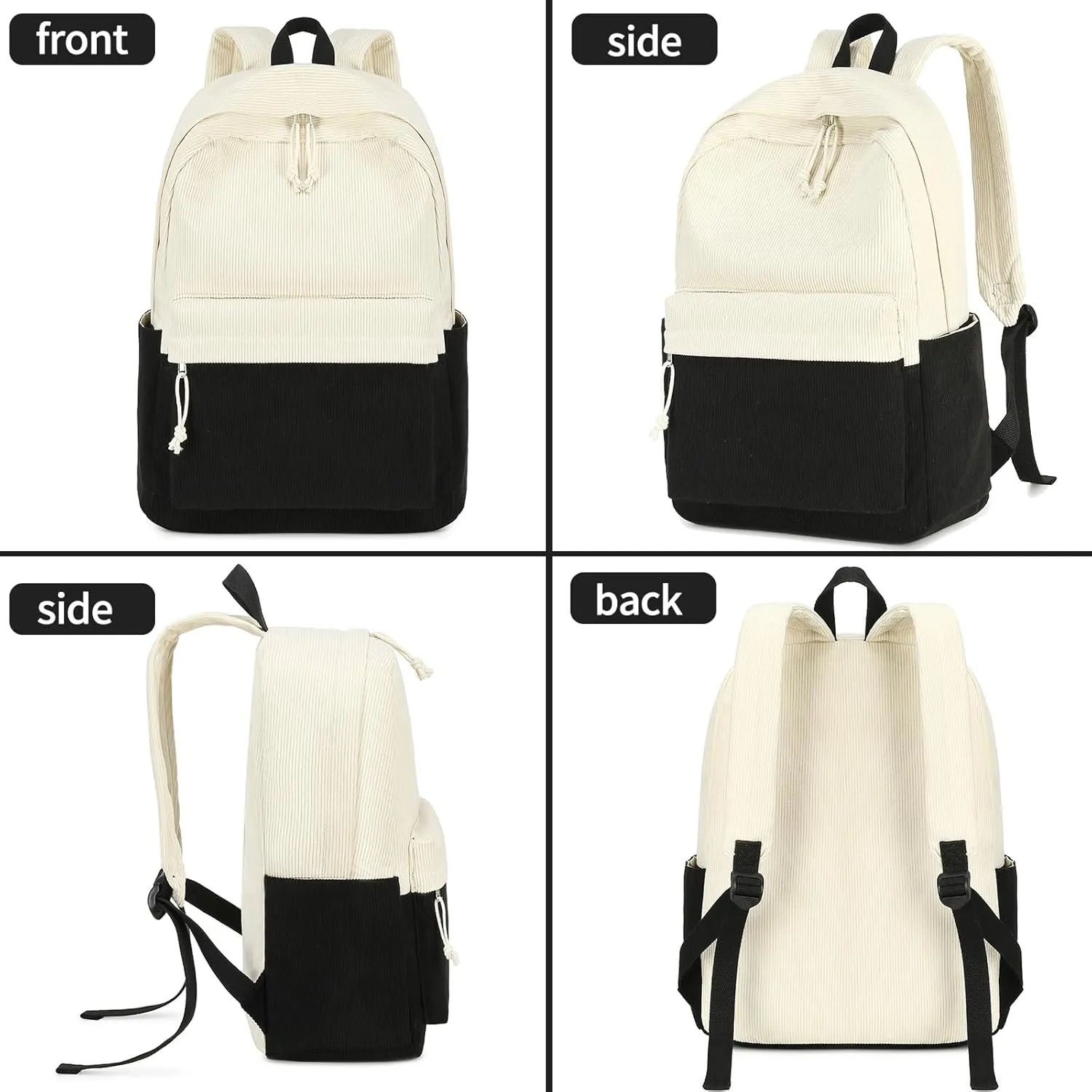 LOIDOU Backpack for School Teen Girls Boys Bookbag Casual Daypack Backpacks Lightweight for Middle School College Student