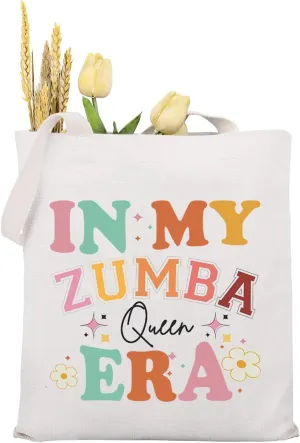 MAOFAED Dance Teacher Present, Daning Team Gift, Canvas Tote Bag for Dance Lover, Dancer Gift (zumbaqueen era)